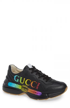Men's Gucci Rhyton Sneaker, Size 6US / 5UK - Black Men's Gucci Rhyton Sneaker, Size 6US / 5UK - Black