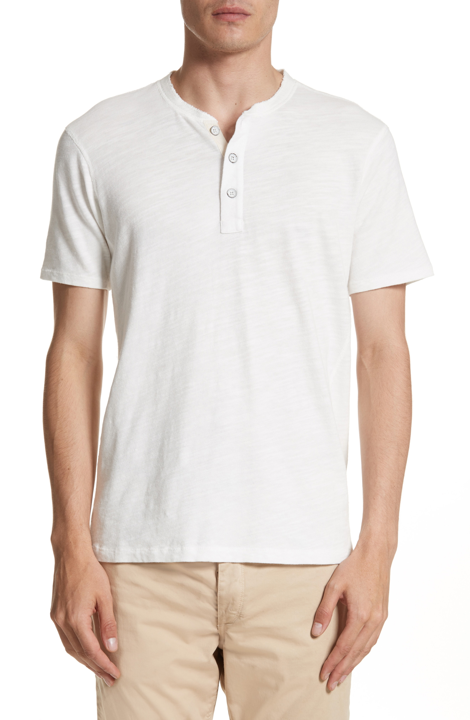 Men’s Rag & Bone Slim Fit Henley, Size Small – Blue | The Fashionisto