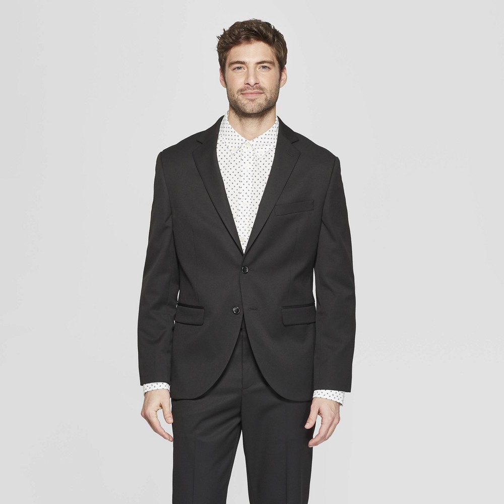 Men’s Standard Fit Suit Jacket Goodfellow & Co Black 40L The