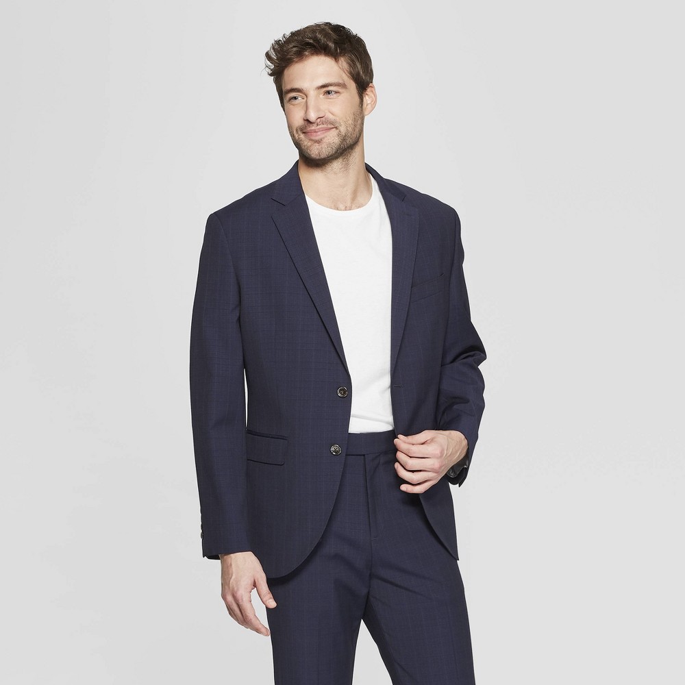 Men’s Standard Fit Suit Jacket – Goodfellow & Co Navy Voyage 34S | The ...