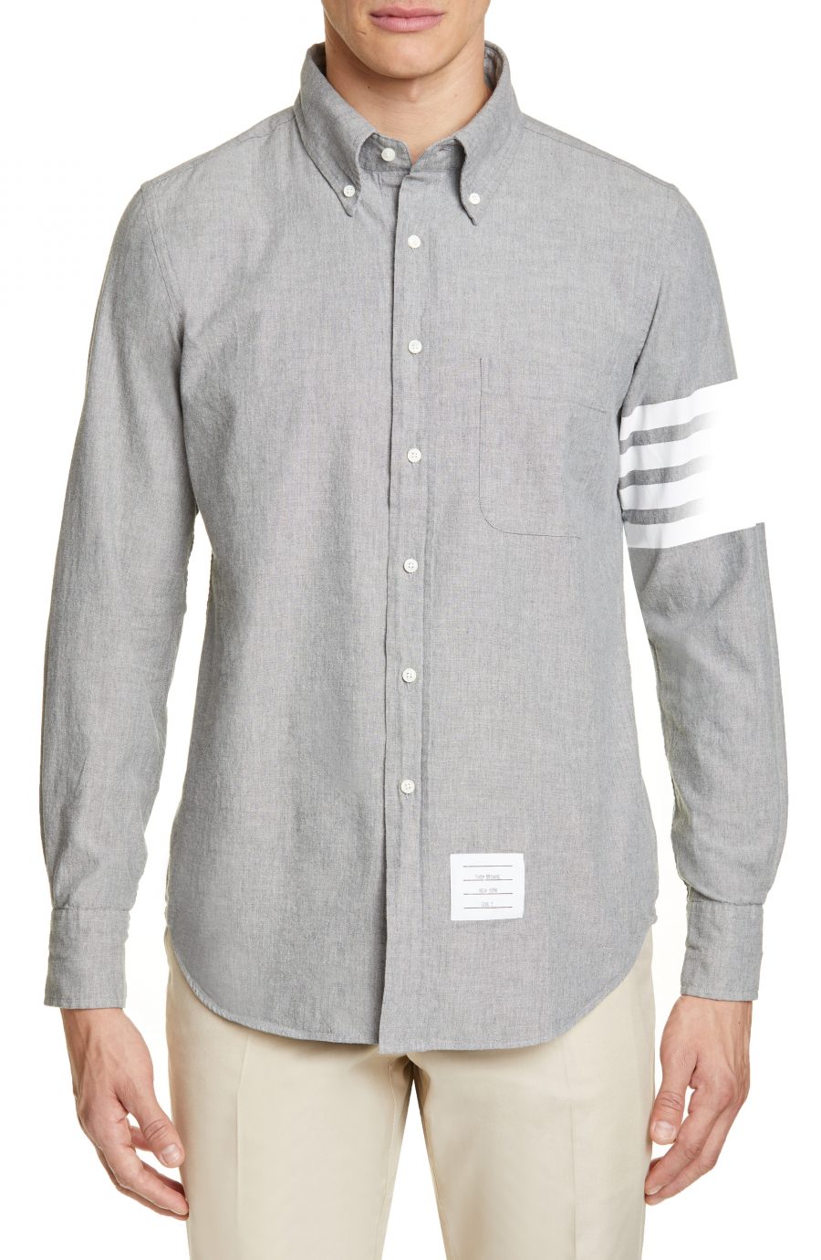 thom browne chambray shirt