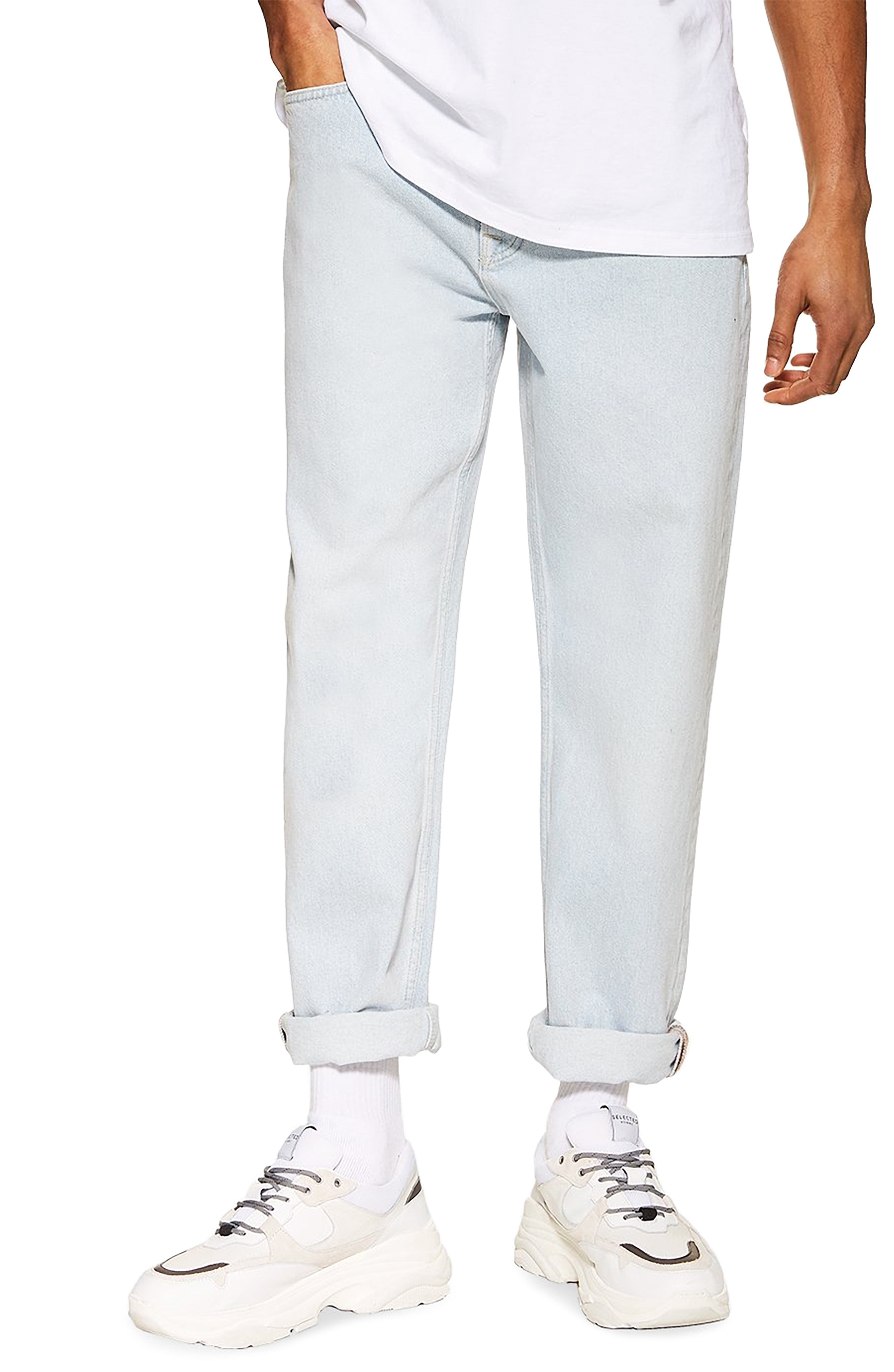 Men’s Topman Original Fit Jeans, Size 30 x 32 Blue The Fashionisto