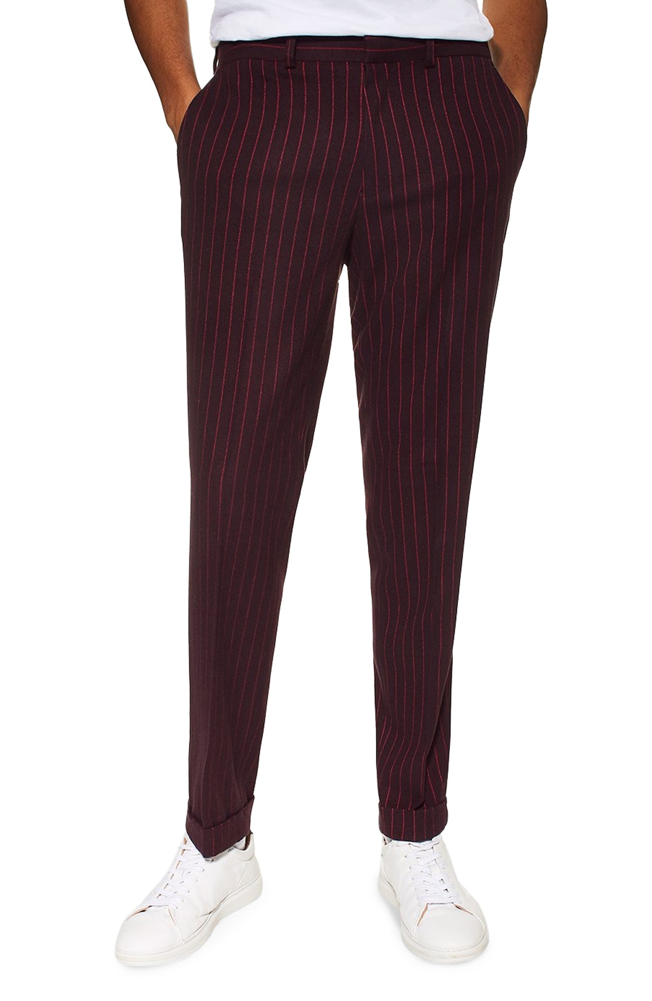 mango pinstripe trousers