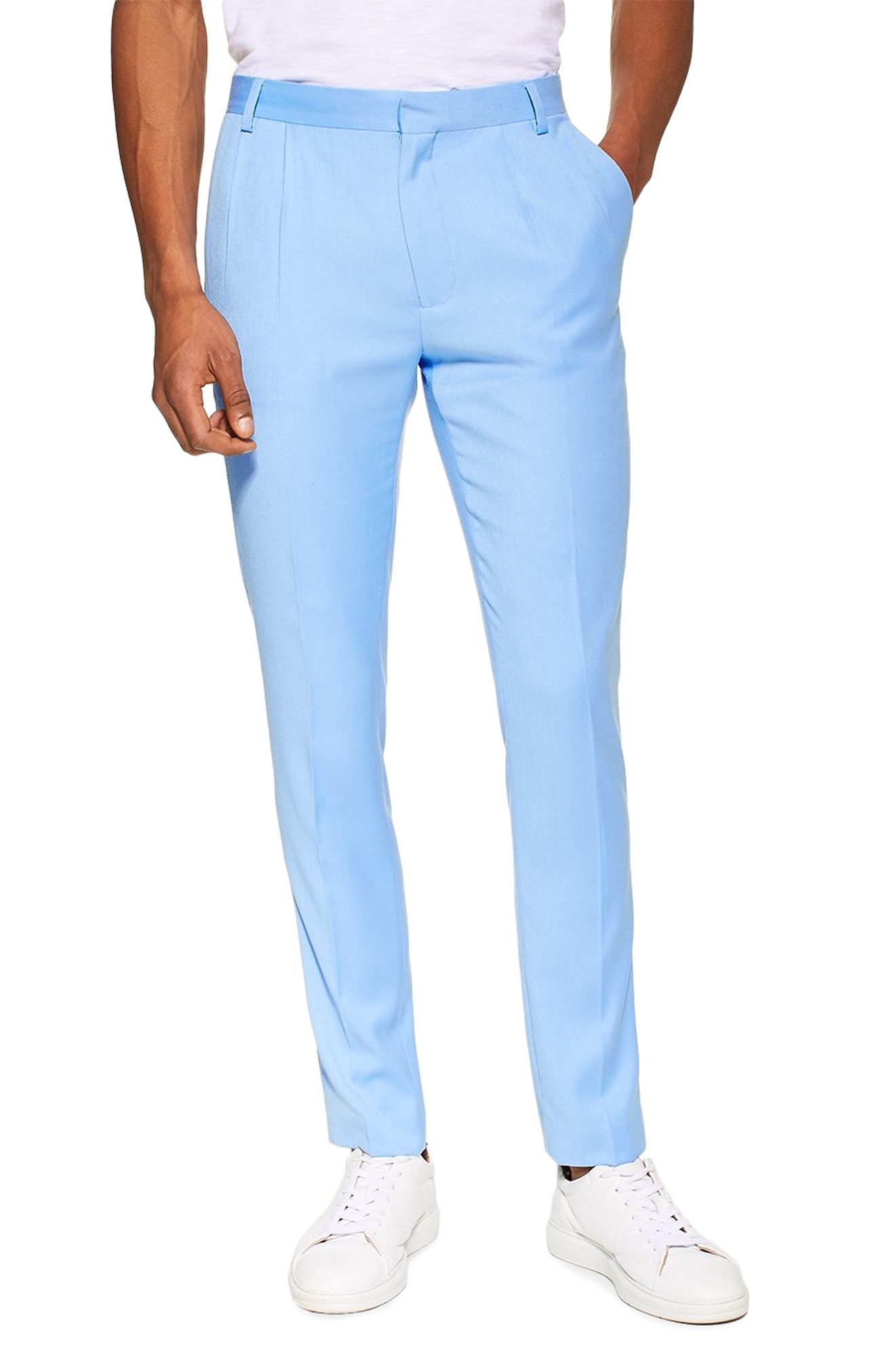 skinny fit dress pants