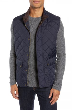 Men's Vince Camuto Diamond Quilted Vest, Size Medium - Blue Men's Vince Camuto Diamond Quilted Vest, Size Medium - Blue
