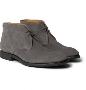 Mr P. - Lucien Suede Desert Boots - Men - Gray Mr P. - Lucien Suede Desert Boots - Men - Gray