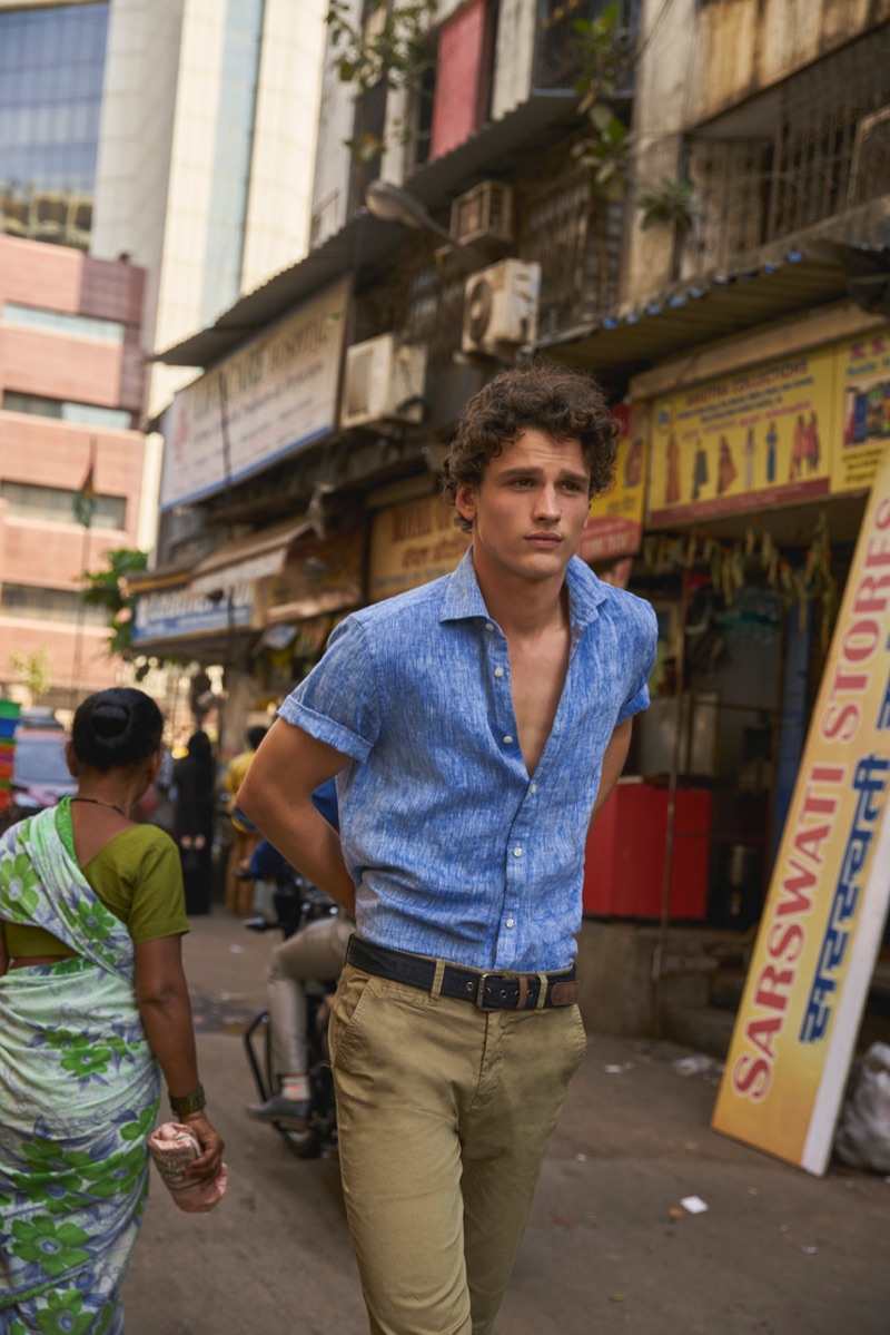 Simon Nessman stars in North Sails' spring-summer 2019 campaign. » Simon Nessman Travels to Dharavi for North Sails Spring '19 Campaign Simon Nessman stars in North Sails' spring-summer 2019 campaign.