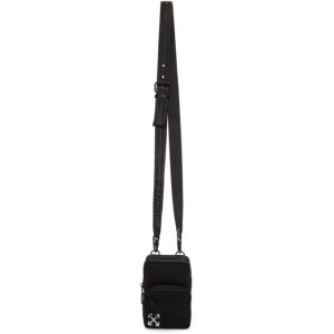Off-White Black Brushed Mini Crossbody Bag Off-White Black Brushed Mini Crossbody Bag