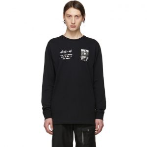 Off-White Black Monalisa Long Sleeve T-Shirt Off-White Black Monalisa Long Sleeve T-Shirt