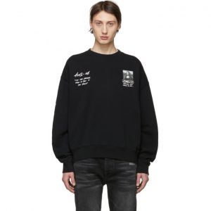Off-White Black Monalisa Sweatshirt Off-White Black Monalisa Sweatshirt