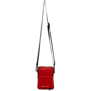 Off-White Red Denim Hip Bag Off-White Red Denim Hip Bag