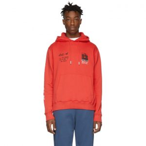 Off-White Red Monalisa Hoodie Off-White Red Monalisa Hoodie