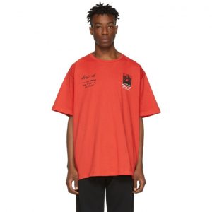 Off-White Red Monalisa T-Shirt Off-White Red Monalisa T-Shirt