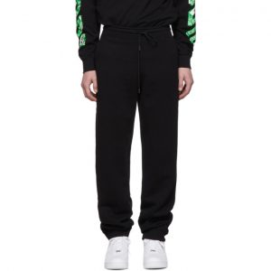 Off-White SSENSE Exclusive Black Diag Arrows Lounge Pants Off-White SSENSE Exclusive Black Diag Arrows Lounge Pants