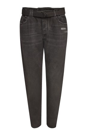 Off-White Skim Jeans with Belt Off-White Skim Jeans with Belt