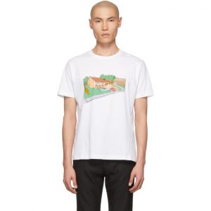 Off-White White Architecture Skinny T-Shirt Off-White White Architecture Skinny T-Shirt
