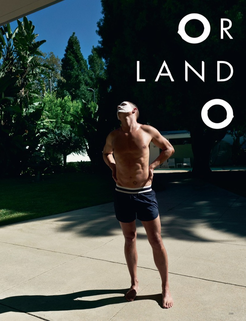 Actor Orlando Bloom appears in a photo shoot for LOVE magazine. » Orlando Bloom Relaxes Poolside with LOVE Magazine Actor Orlando Bloom appears in a photo shoot for LOVE magazine.