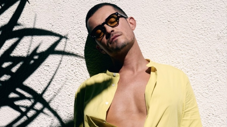 Orlando Bloom Relaxes Poolside with LOVE Magazine