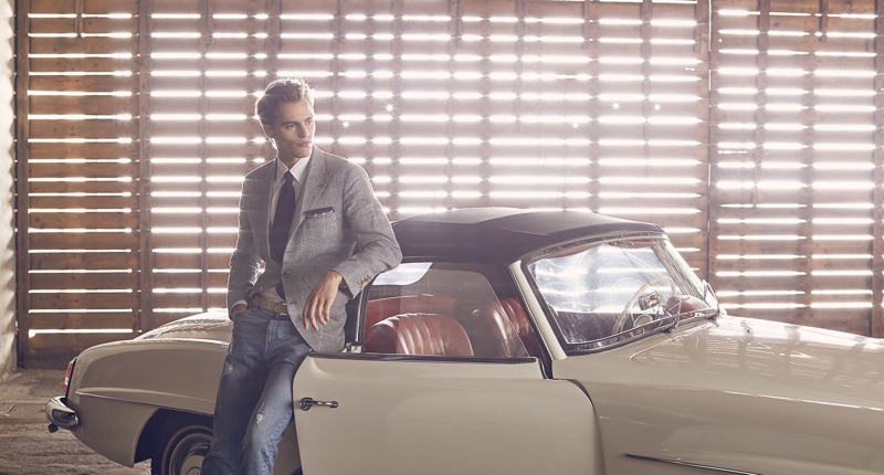 Dutch model Parker van Noord sports a spring-summer 2019 look from Brunello Cucinelli. » New Codes: Parker van Noord Inspires in Brunello Cucinelli Tailoring Dutch model Parker van Noord sports a spring-summer 2019 look from Brunello Cucinelli.