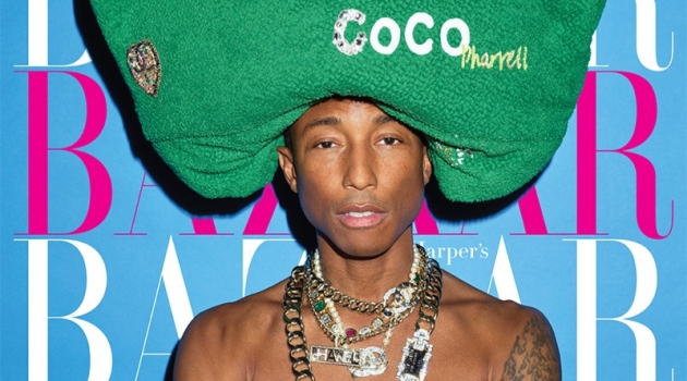 Pharrell Sports Chanel Collab for Harper's Bazaar Korea Pharrell covers the April 2019 issue of Harper's Bazaar Korea.