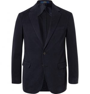 Polo Ralph Lauren - Navy Slim-Fit Unstructured Cotton-Blend Twill Blazer - Men - Navy Polo Ralph Lauren - Navy Slim-Fit Unstructured Cotton-Blend Twill Blazer - Men - Navy