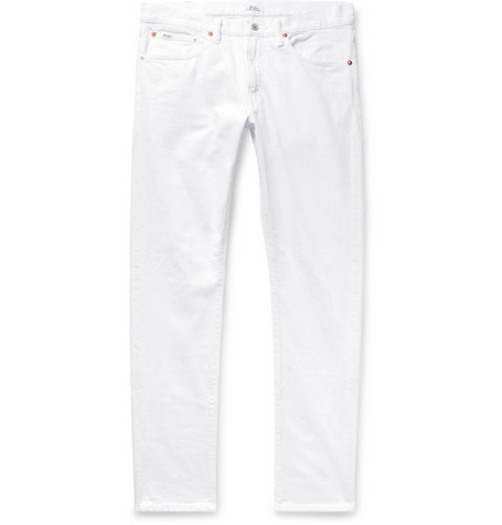 Polo Ralph Lauren – Slim-Fit Denim Jeans – Men – White | The Fashionisto