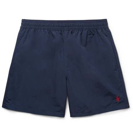 navy ralph lauren swim shorts