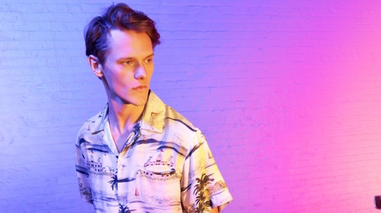 Ryan Keating Rocks AMIRI Grunge Style for The Webster