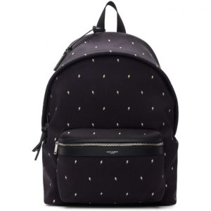 Saint Laurent Black Canvas City Backpack Saint Laurent Black Canvas City Backpack