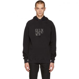 Saint Laurent Black Everything Now Hoodie Saint Laurent Black Everything Now Hoodie