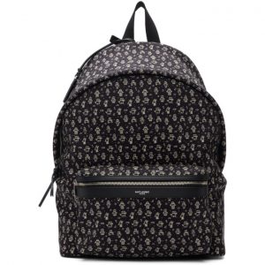 Saint Laurent Black Robot City Backpack Saint Laurent Black Robot City Backpack