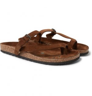 Saint Laurent - Suede Sandals - Men - Tan Saint Laurent - Suede Sandals - Men - Tan