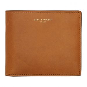 Saint Laurent Tan Smooth Bifold Wallet Saint Laurent Tan Smooth Bifold Wallet