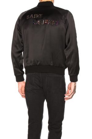 Saint Laurent Teddy Varsity Jacket in Black. - size 52 (also in 46,48,50) Saint Laurent Teddy Varsity Jacket in Black. - size 52 (also in 46,48,50)