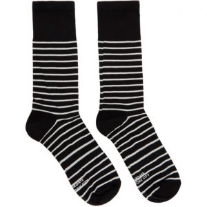 Saturdays NYC Black and White Lightweight Socks Saturdays NYC Black and White Lightweight Socks