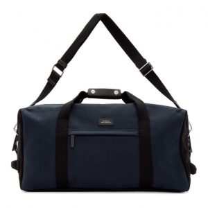 Saturdays NYC Navy Norfolk Hold All Duffle Bag Saturdays NYC Navy Norfolk Hold All Duffle Bag