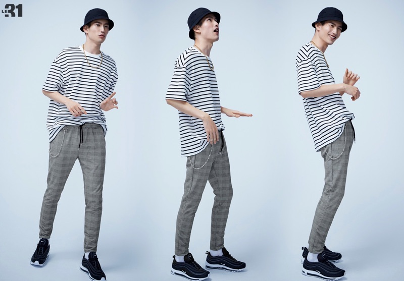Model Kohei Takabatake connects with Simons to showcase its trendy styles from LE 31.