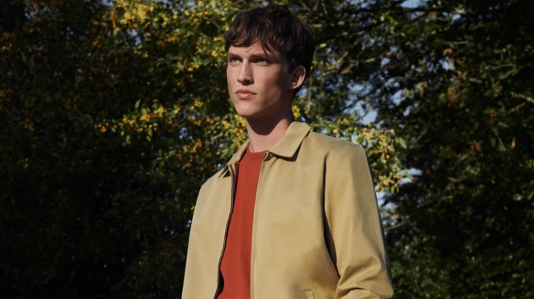 Malthe Lund Madsen Retreats to Nature for Sunspel Spring ’19 Campaign