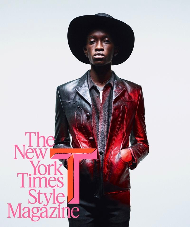 Cheikh Kebe covers The New York Times Style magazine.