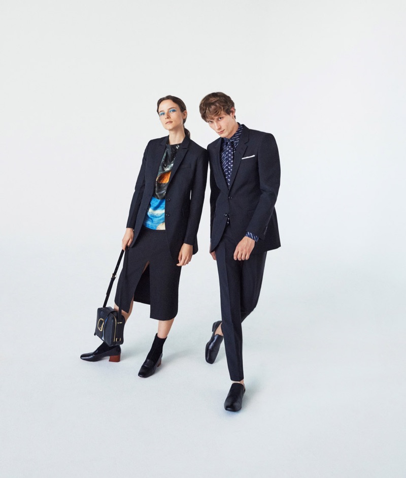 Tiger of Sweden enlists models Anna de Rijk and Felix Gesnouin as the stars of its spring-summer 2019 campaign.