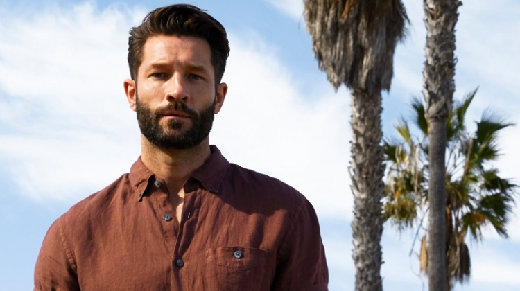 John Halls Models Spring’s Best Shirts by Todd Snyder