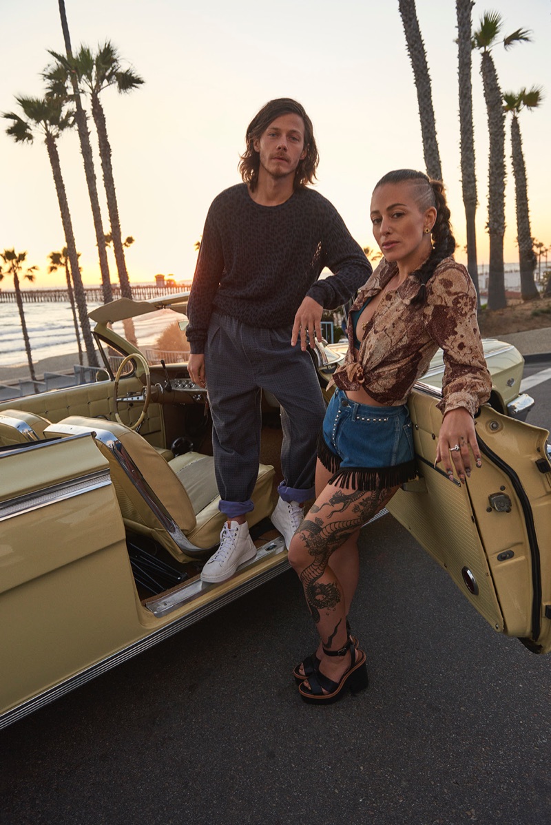 Jozie Furchgott Sourdiffe and McCaul Lombardi star in UGG's spring-summer 2019 campaign.