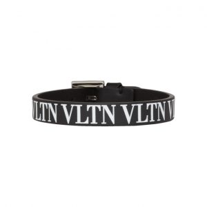 Valentino Black Valentino Garavani VLTN Bracelet Valentino Black Valentino Garavani VLTN Bracelet