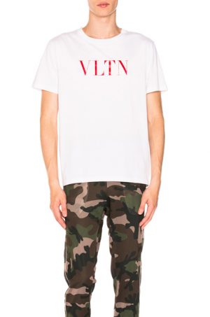 Valentino Logo Tee in White. - size L (also in M,S,XL,XS) Valentino Logo Tee in White. - size L (also in M,S,XL,XS)