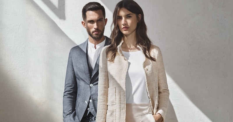 Models Tobias Sorensen and Ronja Furrer star in Windsor's spring-summer 2019 campaign.