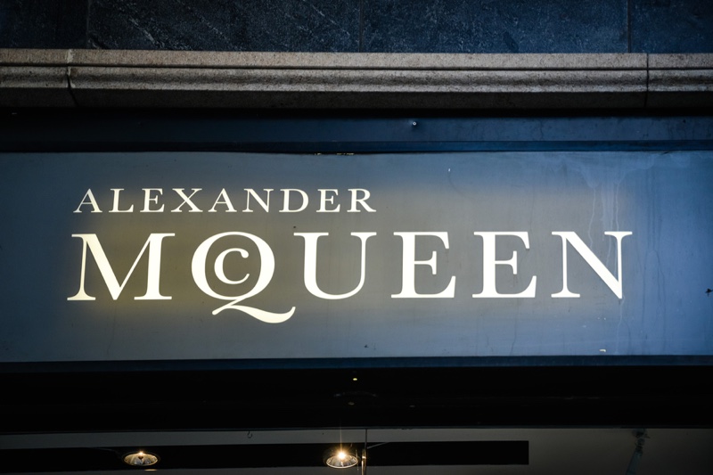 Alexander McQueen Storefront Logo