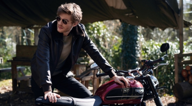 Baptiste Radufe Channels Effortless Cool in Leather & Denim for The Rake Baptiste Radufe Channels Effortless Cool in Leather & Denim for The Rake