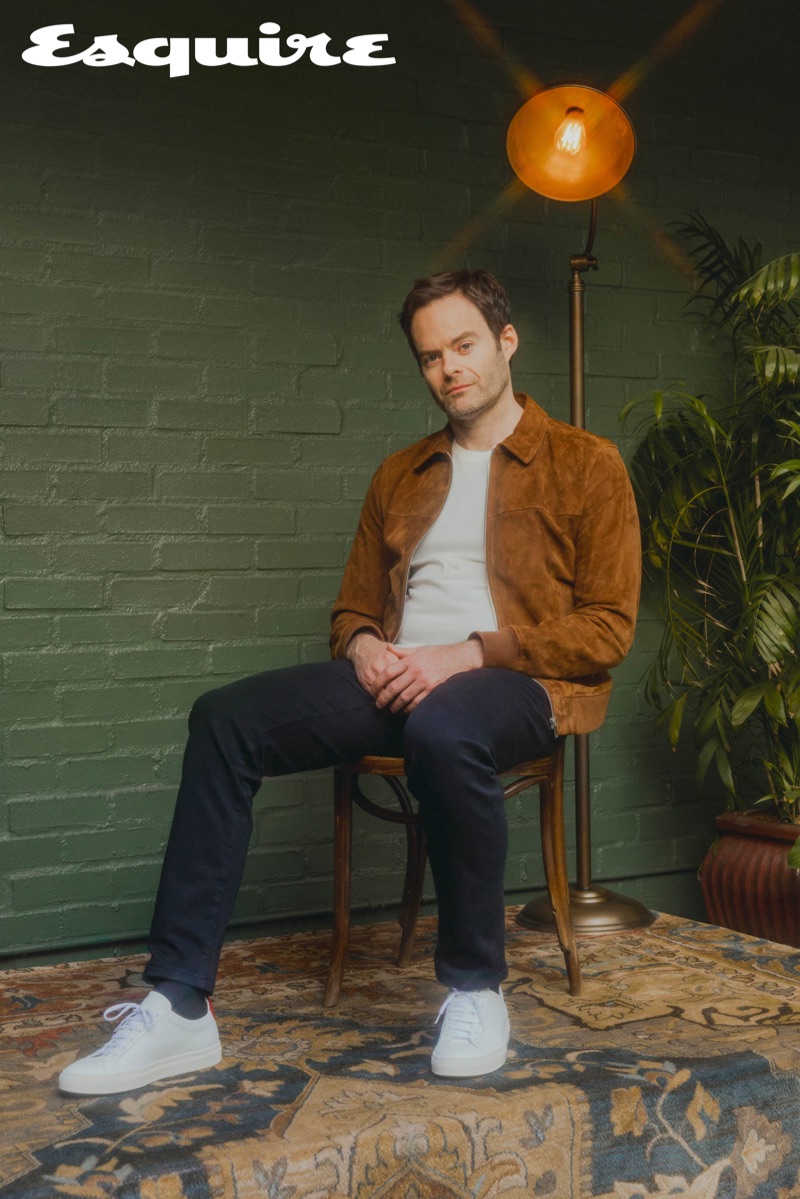 Bill Hader appears in a new photo shoot for Esquire.