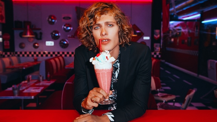 Umberto Manca & Raphaël Say Take to Diner for David Naman Spring ’19 Campaign