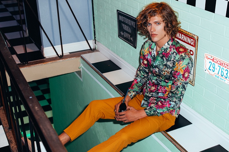 Umberto Manca stars in David Naman's spring-summer 2019 campaign.